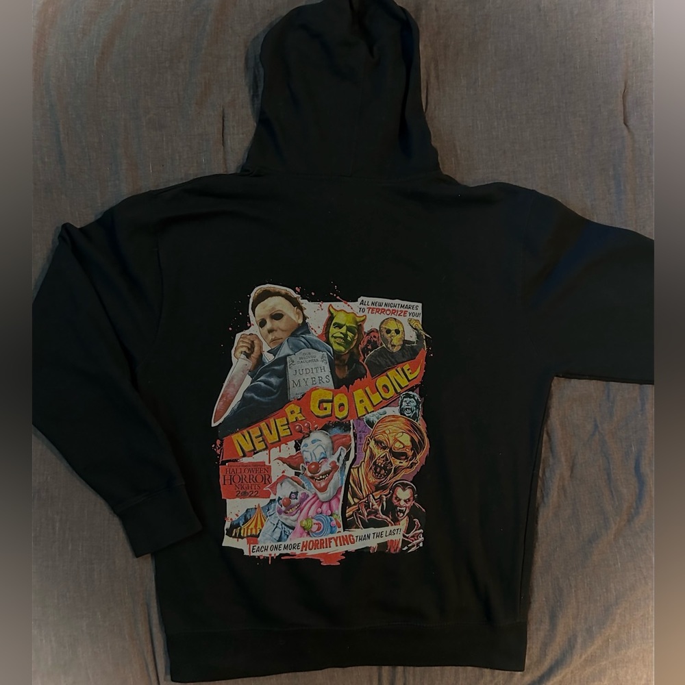 Halloween Horror Nights 2022 zip-up hoodie